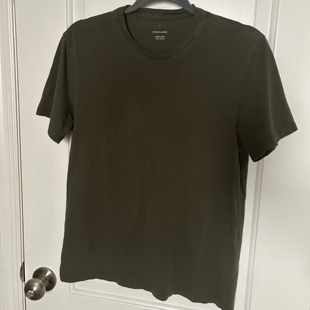 Green Everlane Tee - Organic Cotton -Small